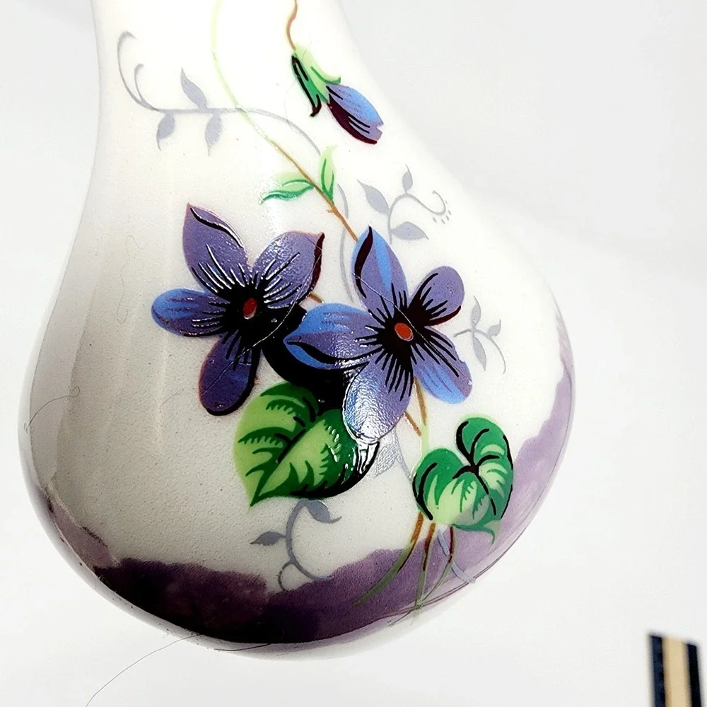Wild Violets Vintage‎ Ceramic Bud Vase The Craft Shop Intercourse PA